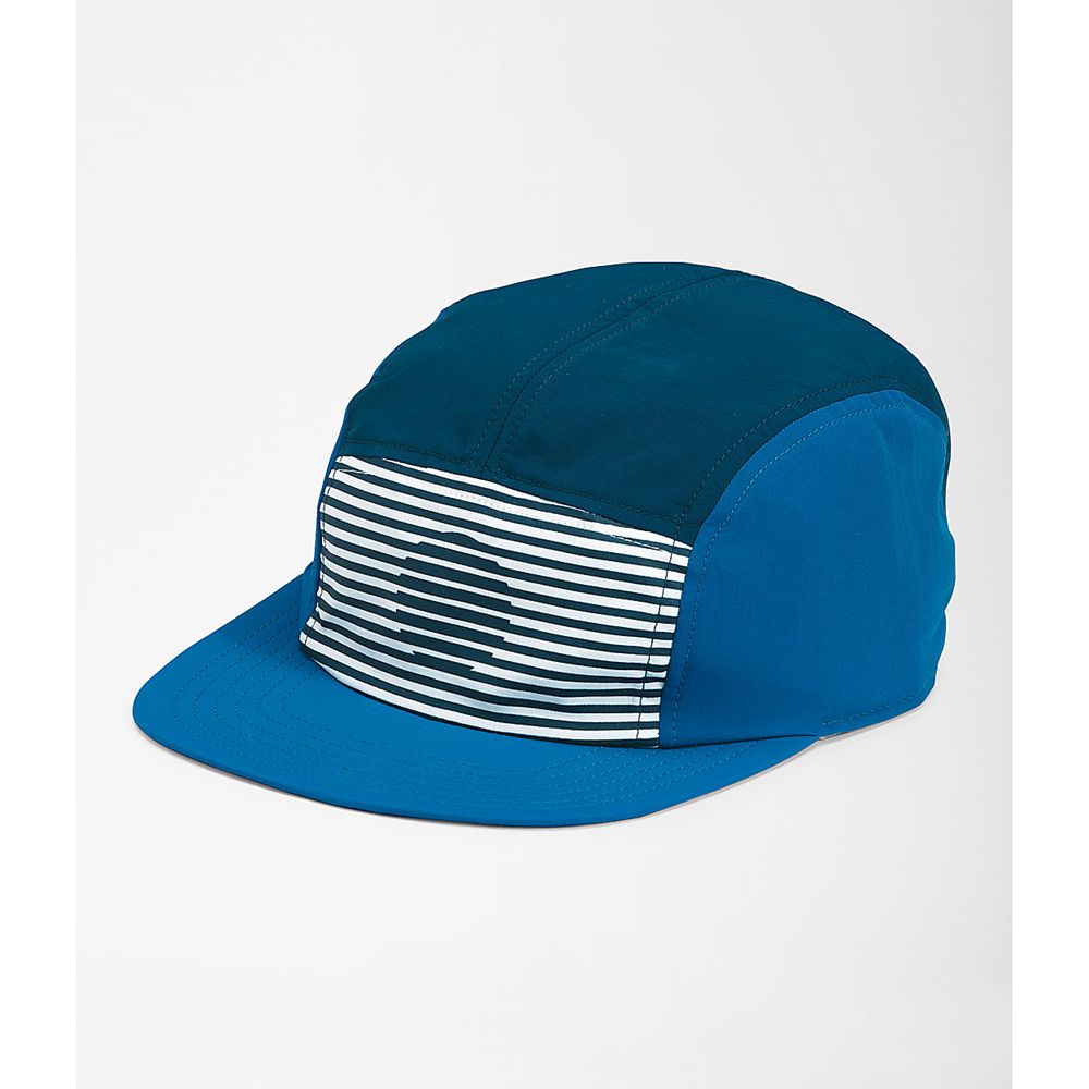 The North Face Caps Mens Australia - The North Face Ic Tech 5 Panel Blue (ZYD-249875)